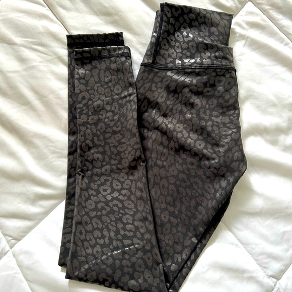 DYI Pants - Define Your Inspiration Black Leopard Leggings. Size S.